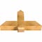 Ekena Millwork Eugene Rough Sawn Timber Gable Bracket, Western Red Cedar, 36"W x 21"H x 6"D x 6"F, 14/12 Pitch GBW036X21X0606EUG00RWR - alternate 4